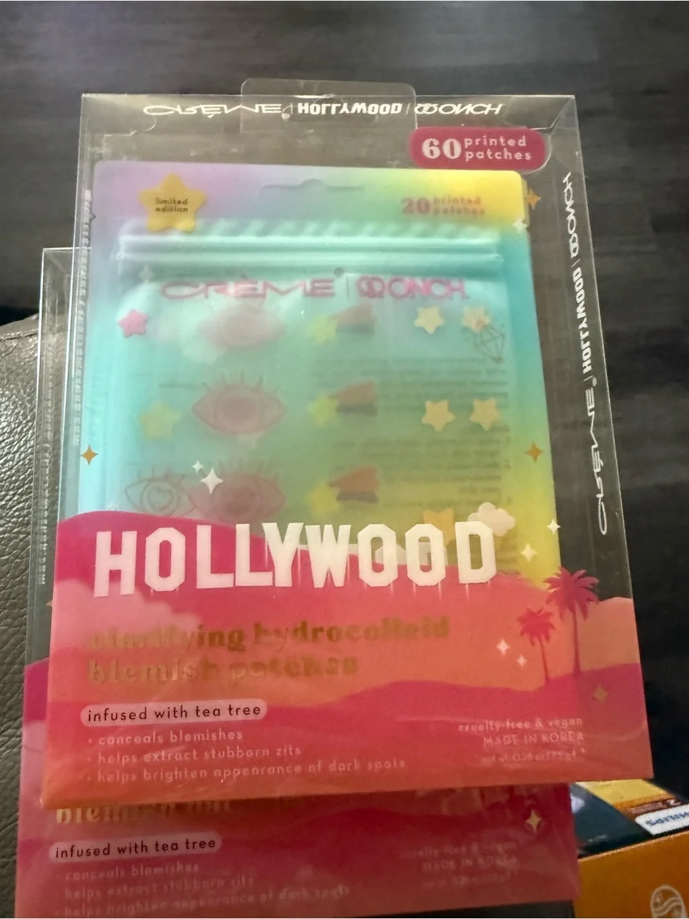 The crème shop Hollywood Hydrocooling Blemish Patches - Pink/Teal